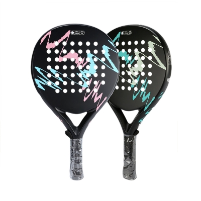 Ракетка для падел тенниса PowerPadel Pro черная-5